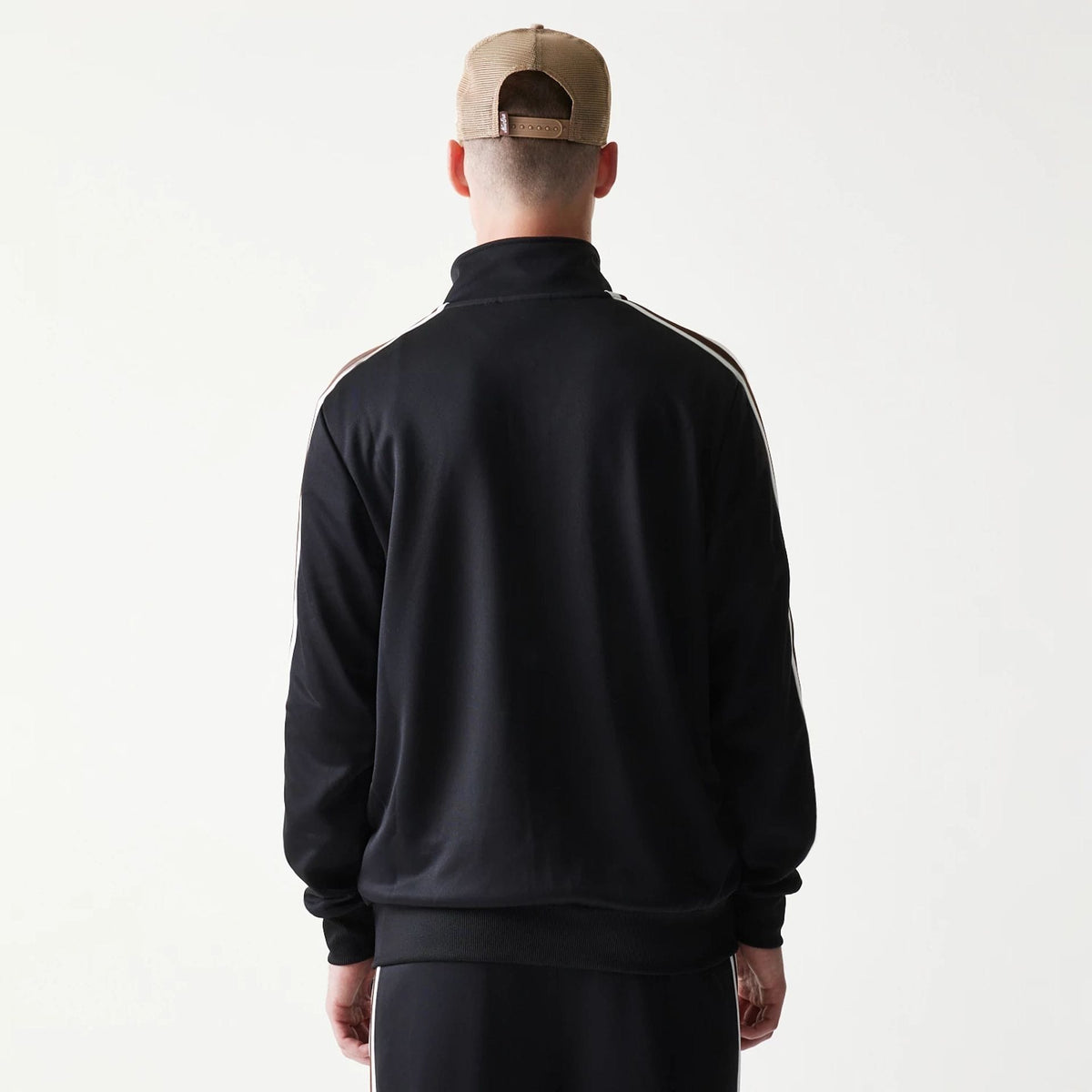 New Era Script Black Track Jacket-zelvios
