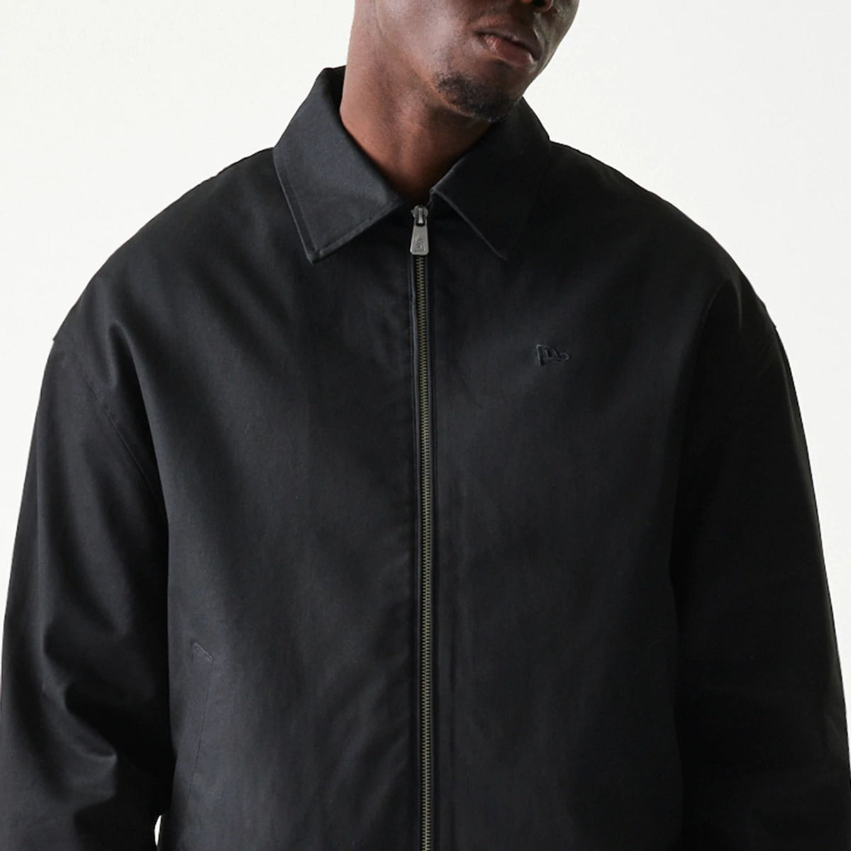New Era Collared Black Jacket-zelvios