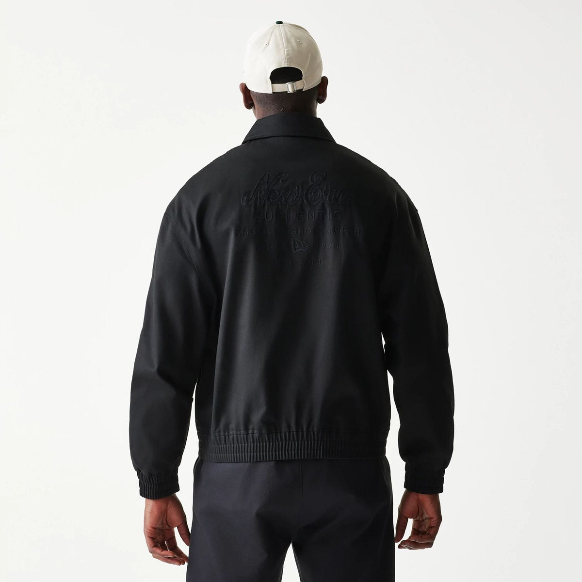 New Era Collared Black Jacket-zelvios