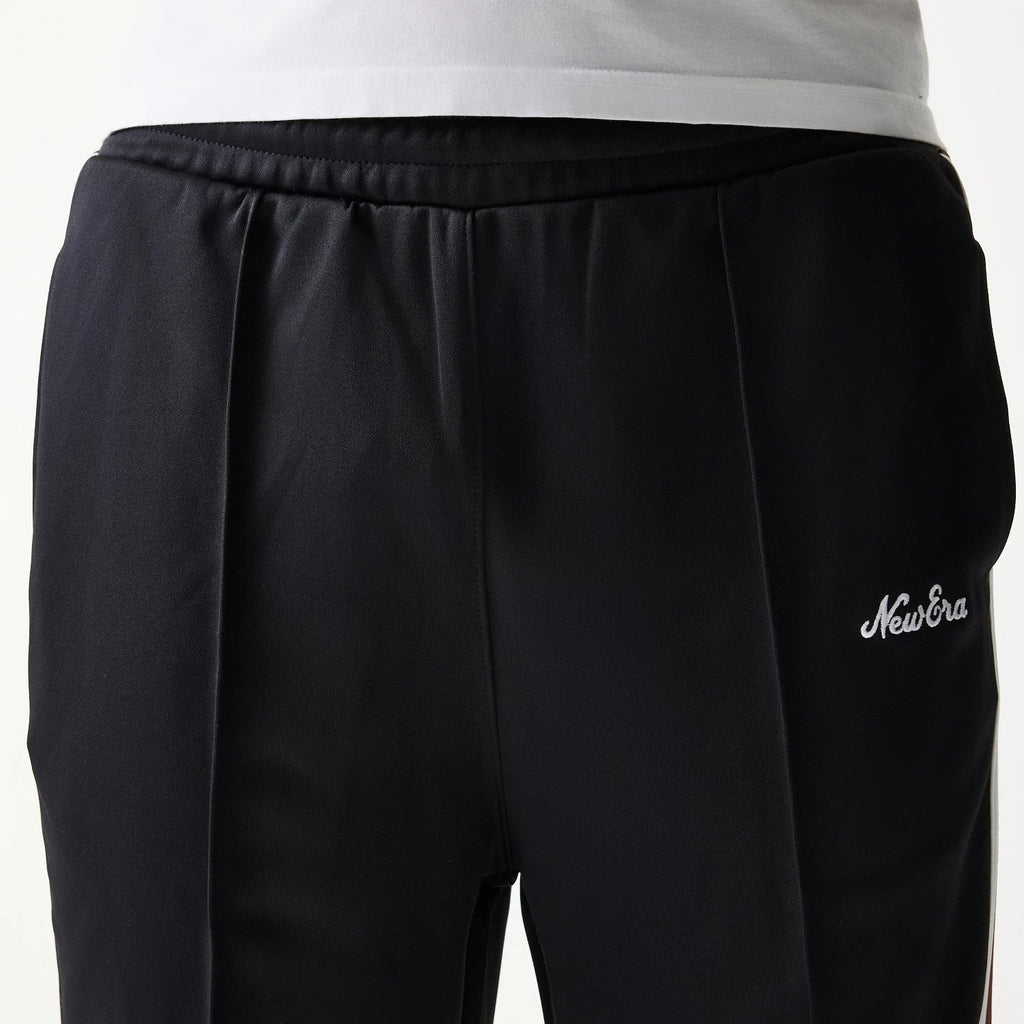 New Era Script Black Straight Leg Joggers-zelvios