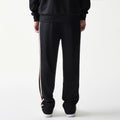 New Era Script Black Straight Leg Joggers-zelvios