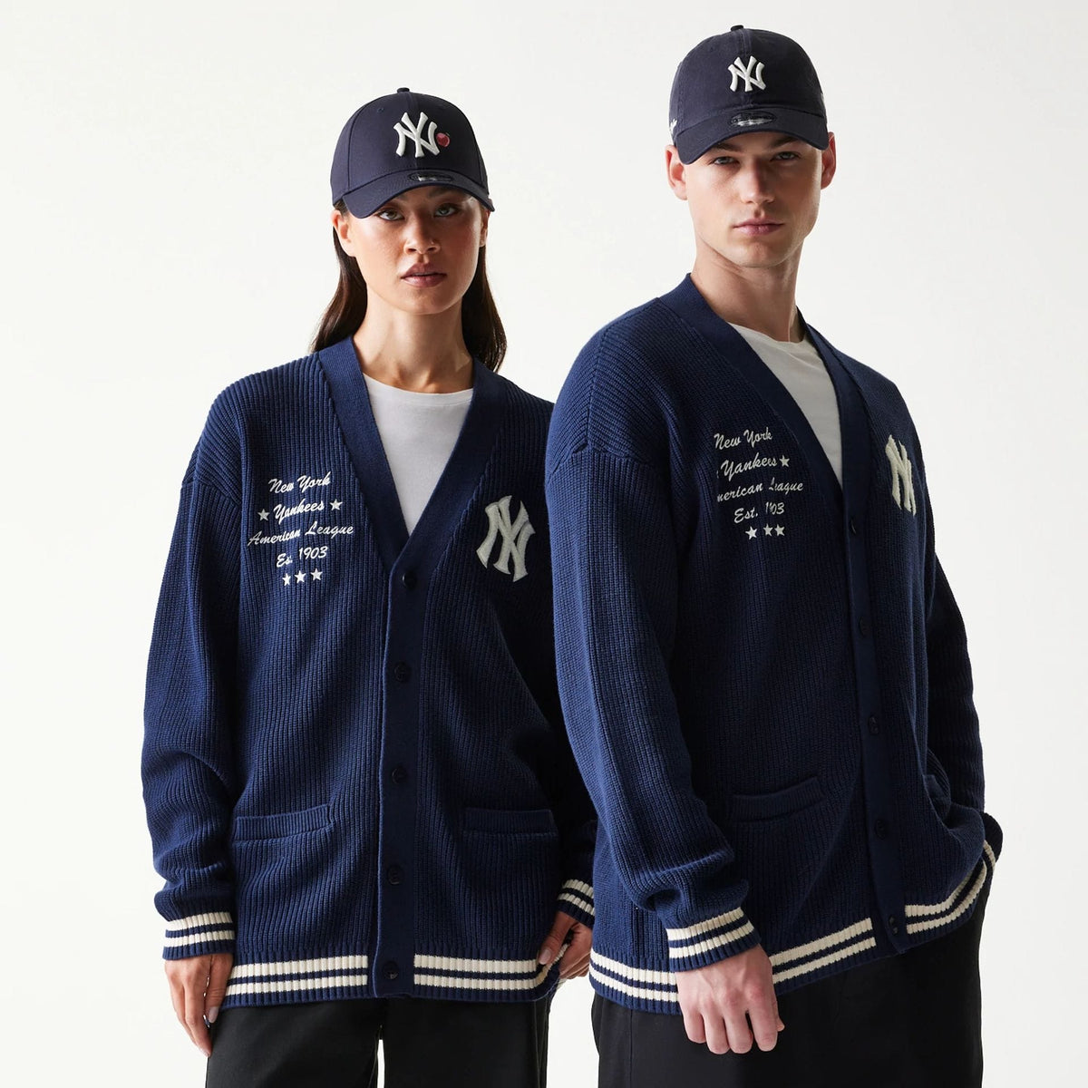 New York Yankees MLB Collegiate Navy Cardigan-zelvios