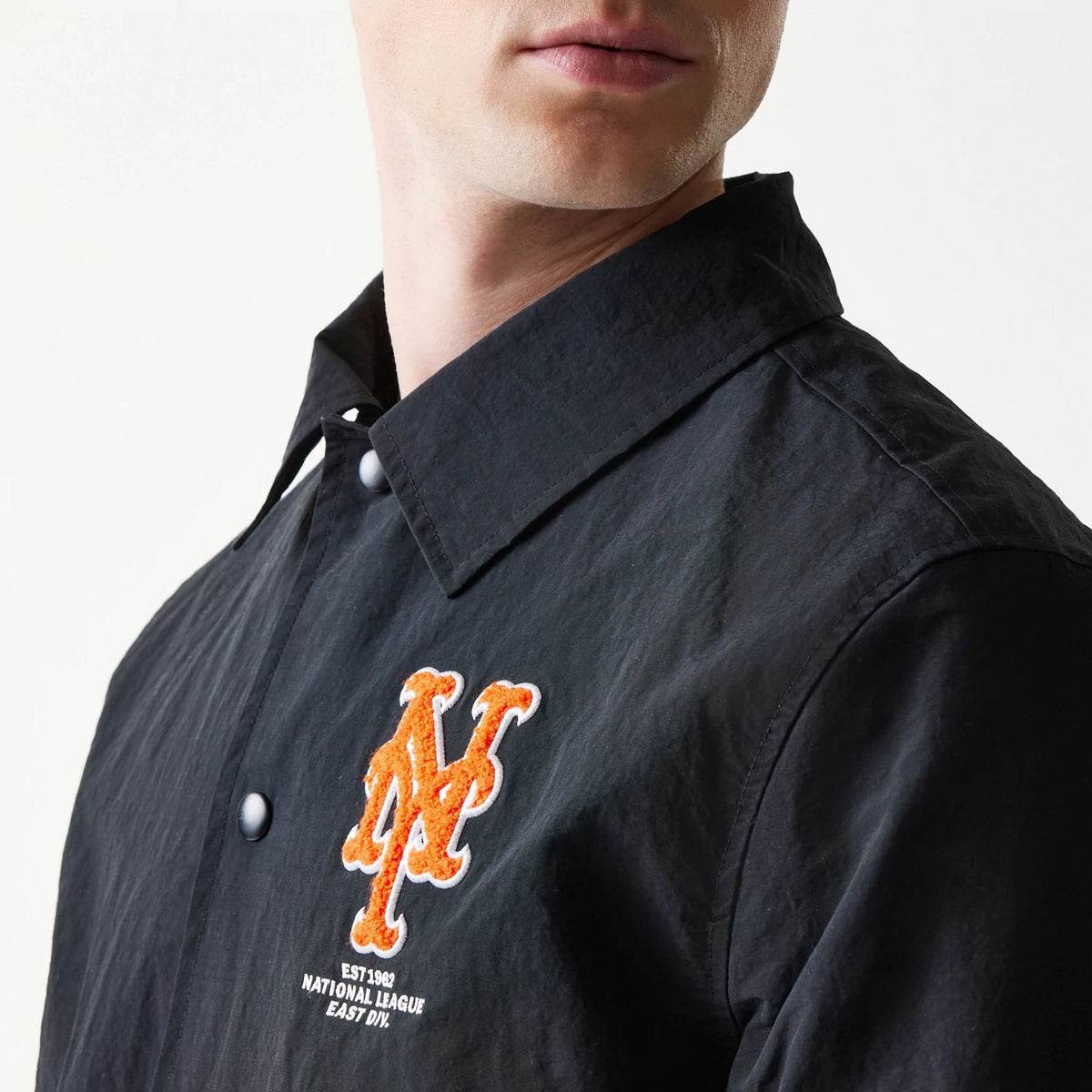 New York Mets MLB Coaches Black Jacket-zelvios