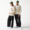LA Dodgers MLB Essential Open White Knitted Sweater-zelvios