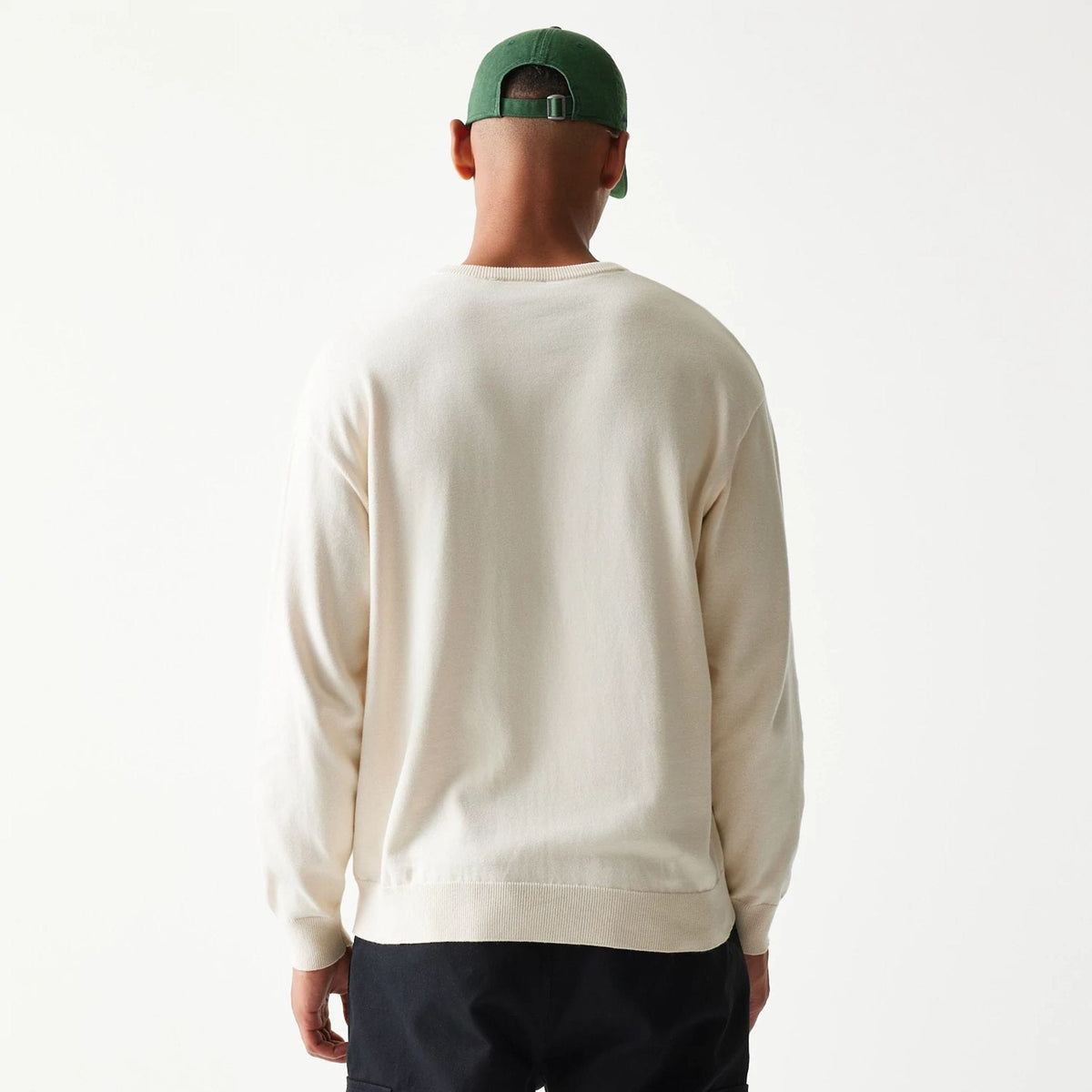 LA Dodgers MLB Essential Open White Knitted Sweater-zelvios