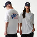 LA Dodgers MLB World Series White T-Shirt-zelvios