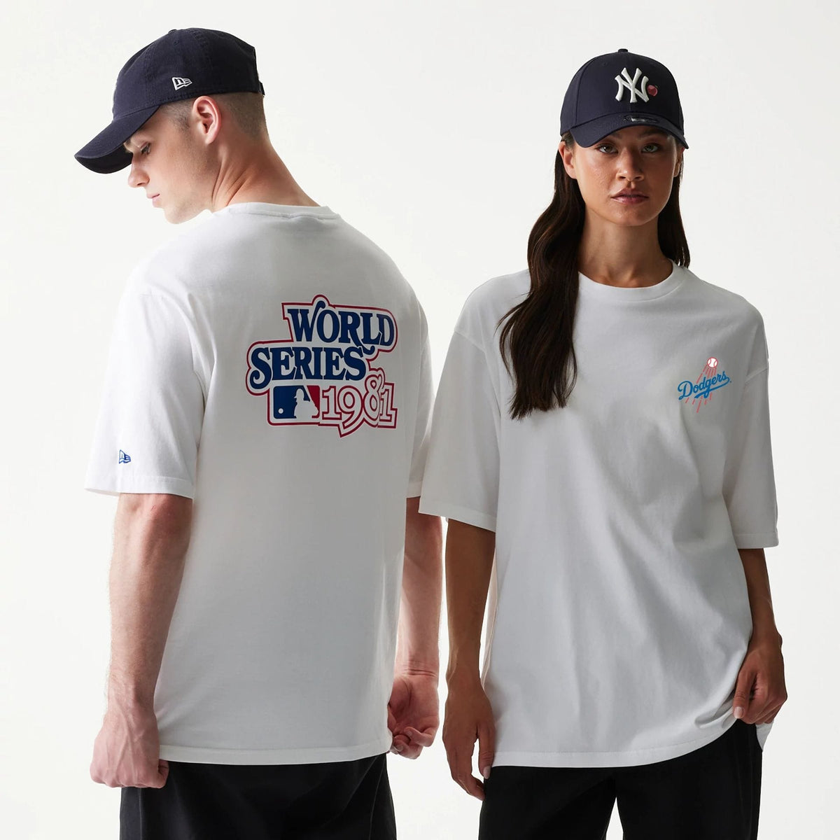 LA Dodgers MLB World Series White T-Shirt-zelvios