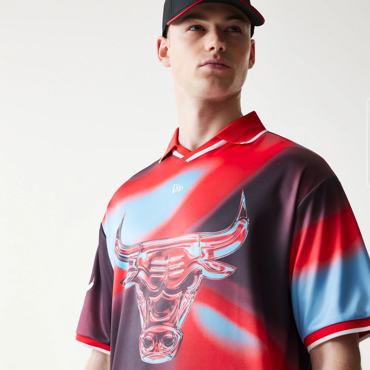 Chicago Bulls NBA All Over Print Red T-Shirt-zelvios