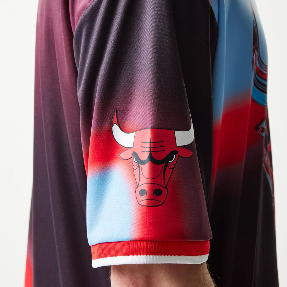 Chicago Bulls NBA All Over Print Red T-Shirt-zelvios