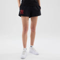 New York Yankees Womens MLB Infill Black Shorts-zelvios