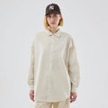 New York Yankees Womens MLB Shirt Cream Long Sleeve Shirt-zelvios