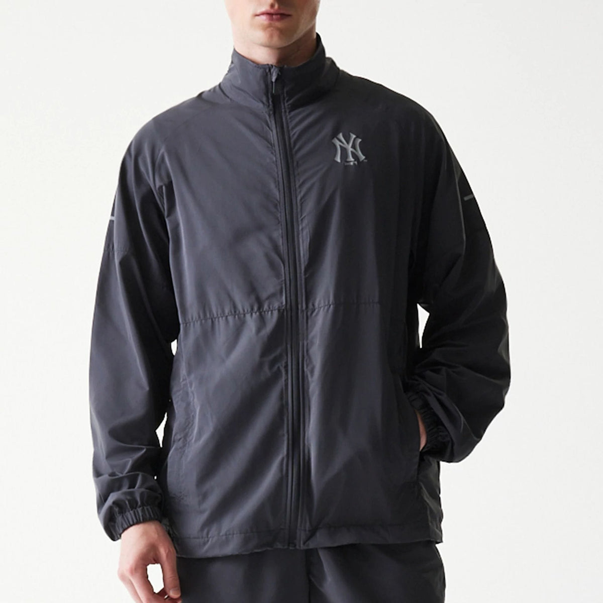 New York Yankees MLB Dark Grey Jacket-zelvios