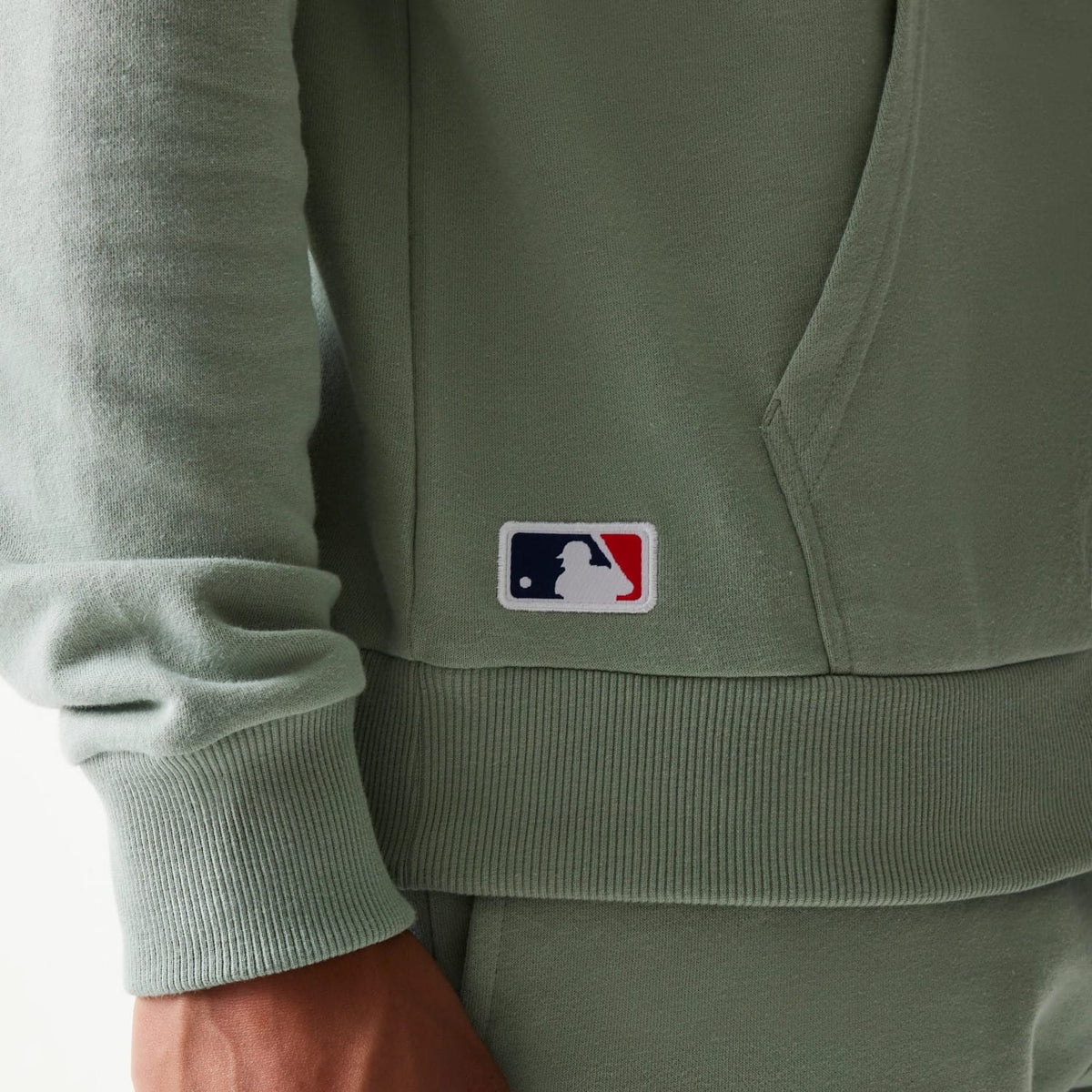LA Dodgers MLB Midi Pastel Green Oversized Pullover Hoodie-zelvios