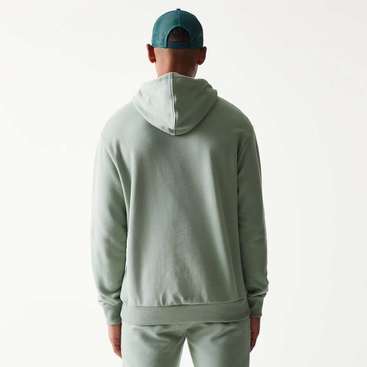 LA Dodgers MLB Midi Pastel Green Oversized Pullover Hoodie-zelvios