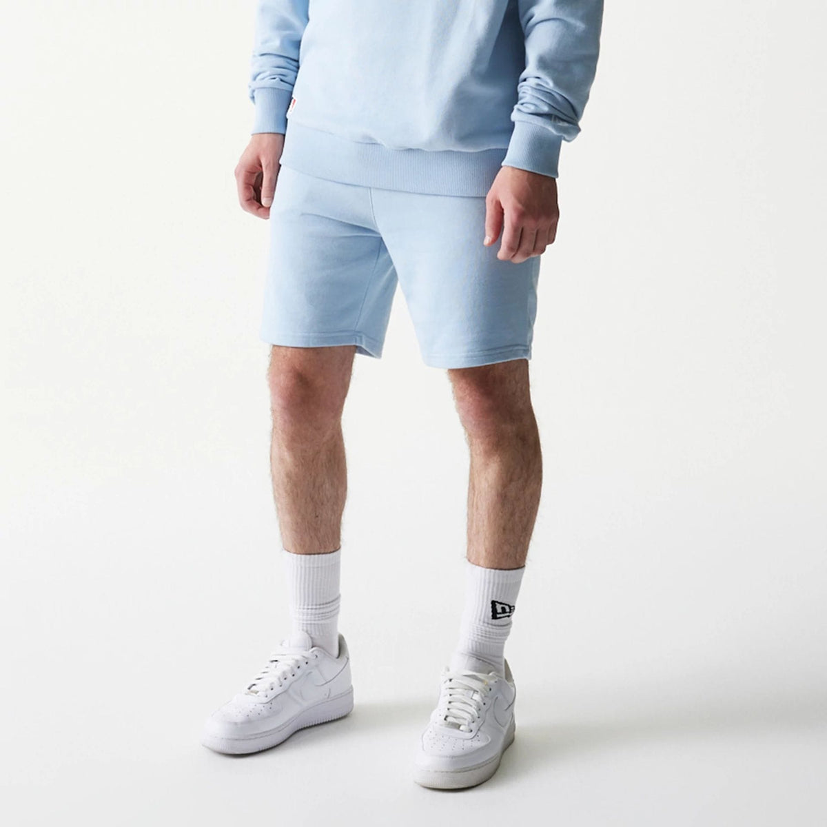 New York Yankees MLB League Essential Midi Pastel Blue Shorts-zelvios