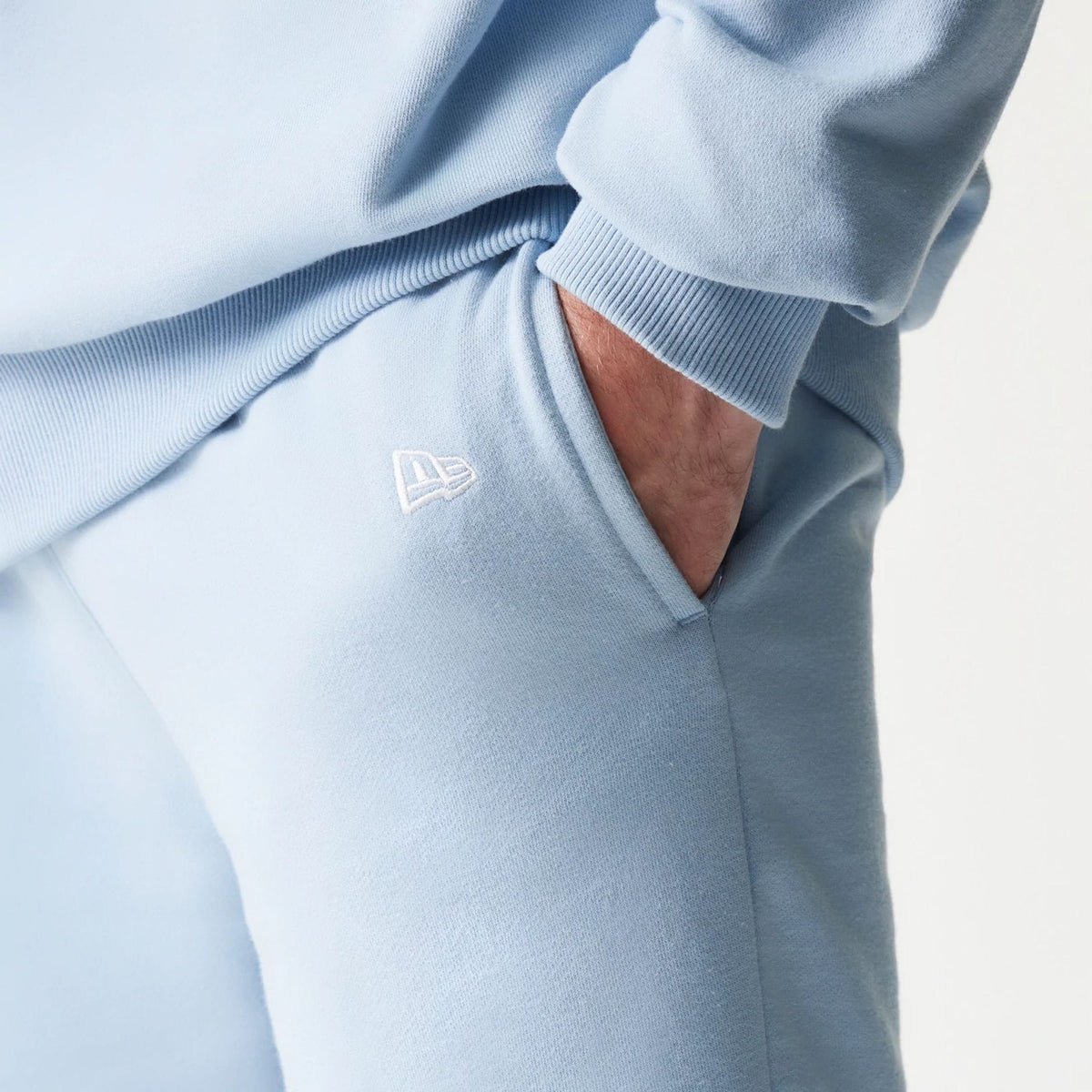 New York Yankees MLB League Essential Midi Pastel Blue Shorts-zelvios