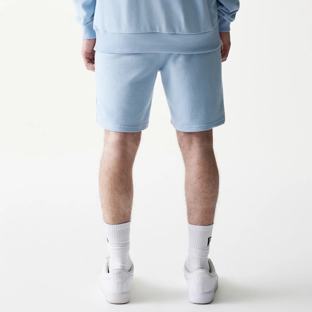 New York Yankees MLB League Essential Midi Pastel Blue Shorts-zelvios
