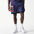 Red Bull Racing Dark Blue Oversized Mesh Shorts-zelvios