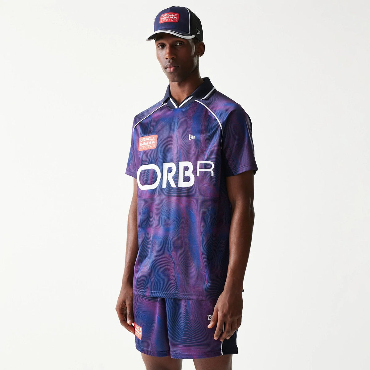 Red Bull Racing All Over Print Dark Blue Football T-Shirt-zelvios