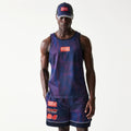 Red Bull Racing Dark Blue Mesh Tank Top-zelvios