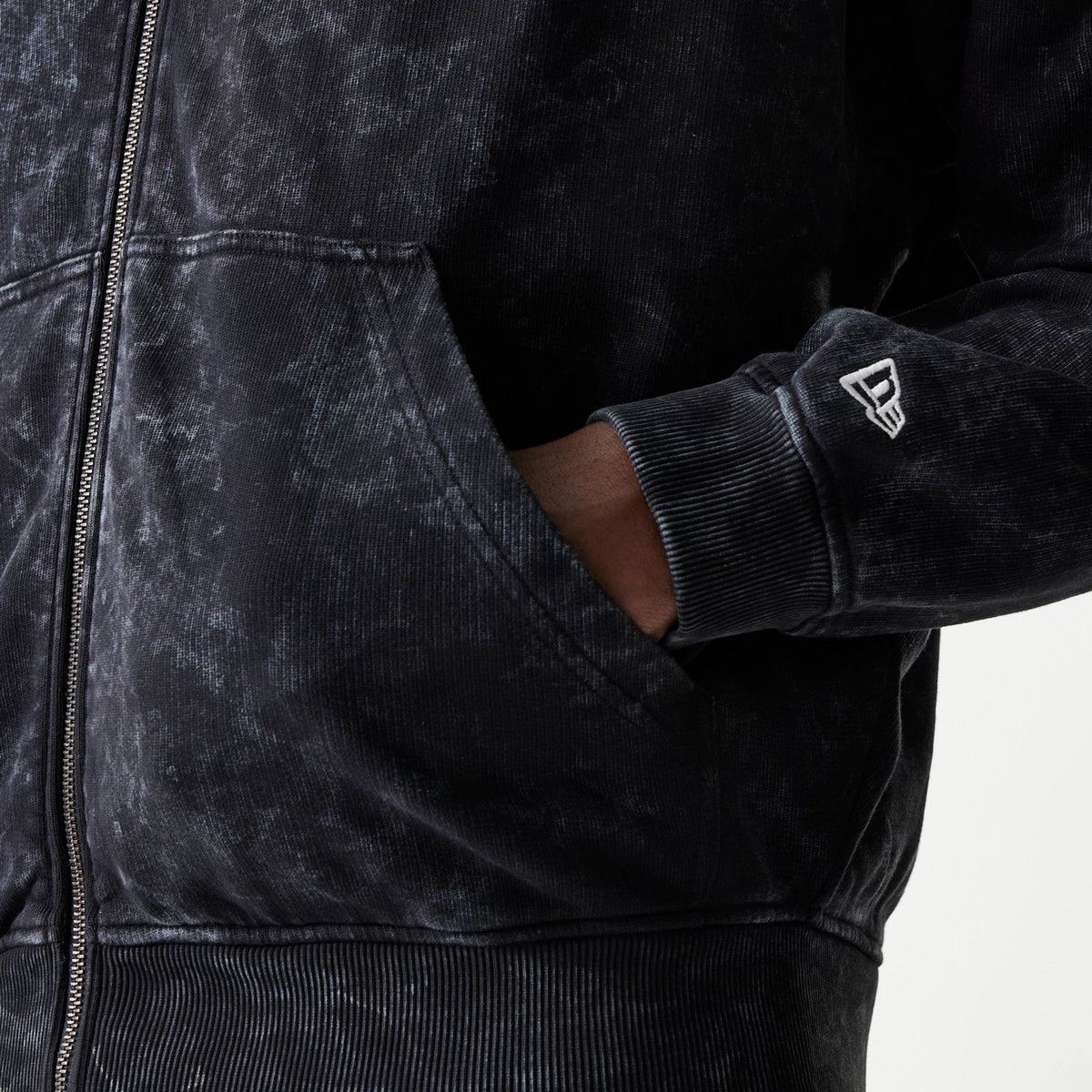 Red Bull Racing Dropped Shoulder Black Dropped Shoulder Full Zip Hoodie-zelvios