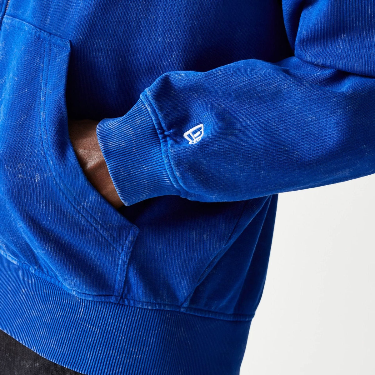 Red Bull Racing Graphic Blue Dropped Shoulder Full Zip Hoodie-zelvios