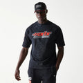 Red Bull Racing Graphic Black Oversized T-Shirt-zelvios