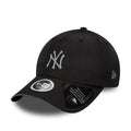New York Yankees Womens MLB Pony Tail Black Open Back Cap-zelvios