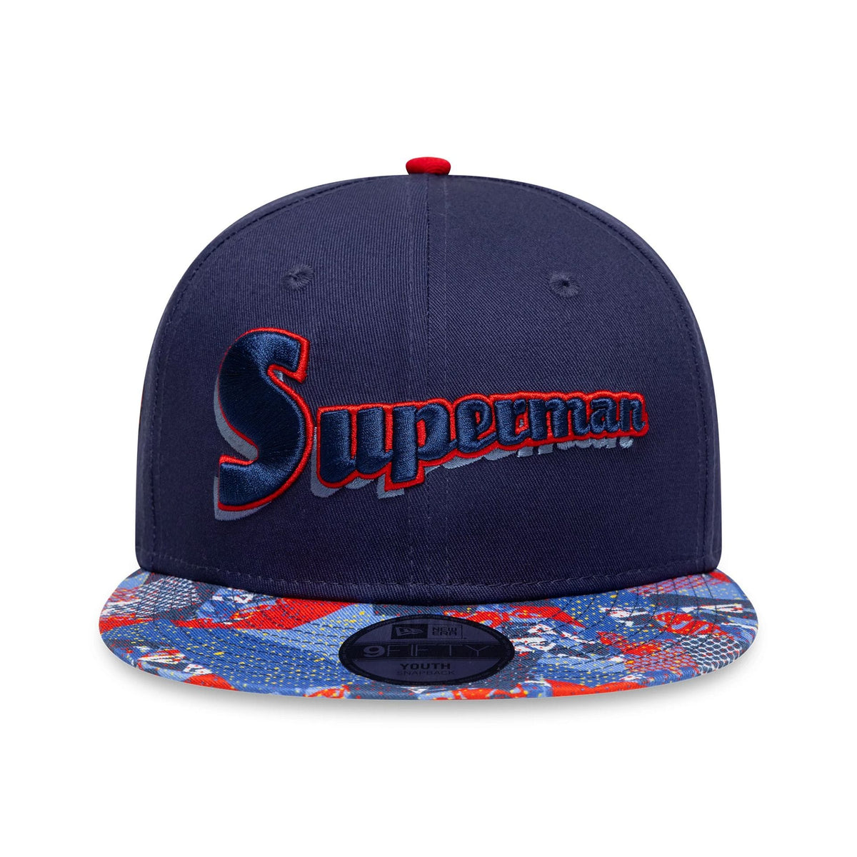 Youth DC Superman Navy 9FIFTY Snapback Cap-zelvios