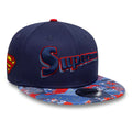 Youth DC Superman Navy 9FIFTY Snapback Cap-zelvios