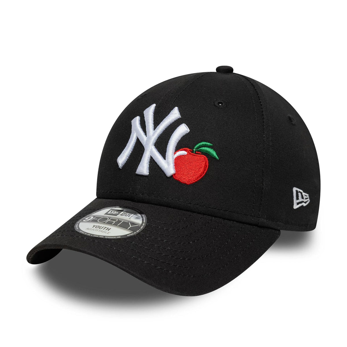 New York Yankees Youth MLB Fruit Icon Black 9FORTY Cap-zelvios