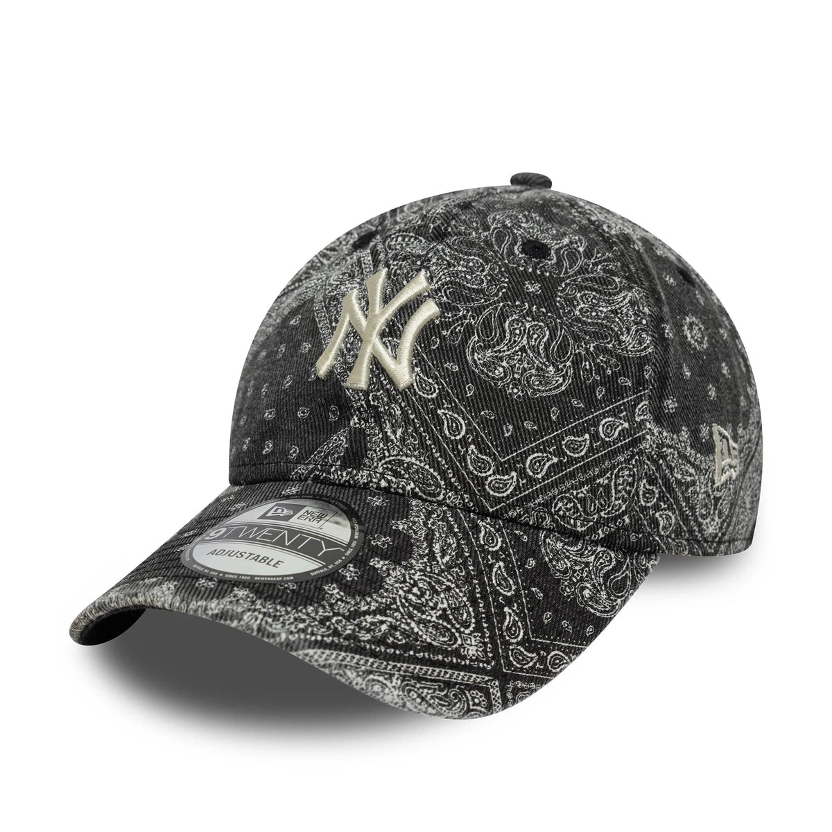 New York Yankees MLB Washed Paisley Black 9TWENTY Cap-zelvios