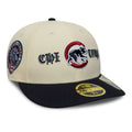 Chicago Cubs MLB Cooperstown Cream Low Profile 59FIFTY Fitted Cap-zelvios