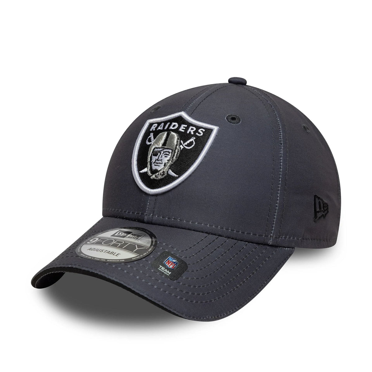 Las Vegas Raiders NFL Microfibre Charcoal 9FORTY Cap-zelvios