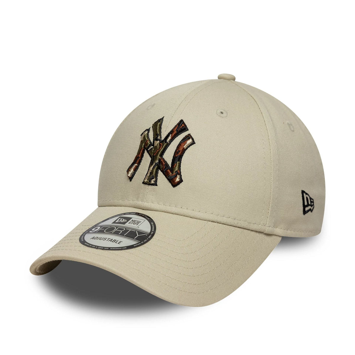 New York Yankees MLB Outline Camo Cream 9FORTY Cap-zelvios