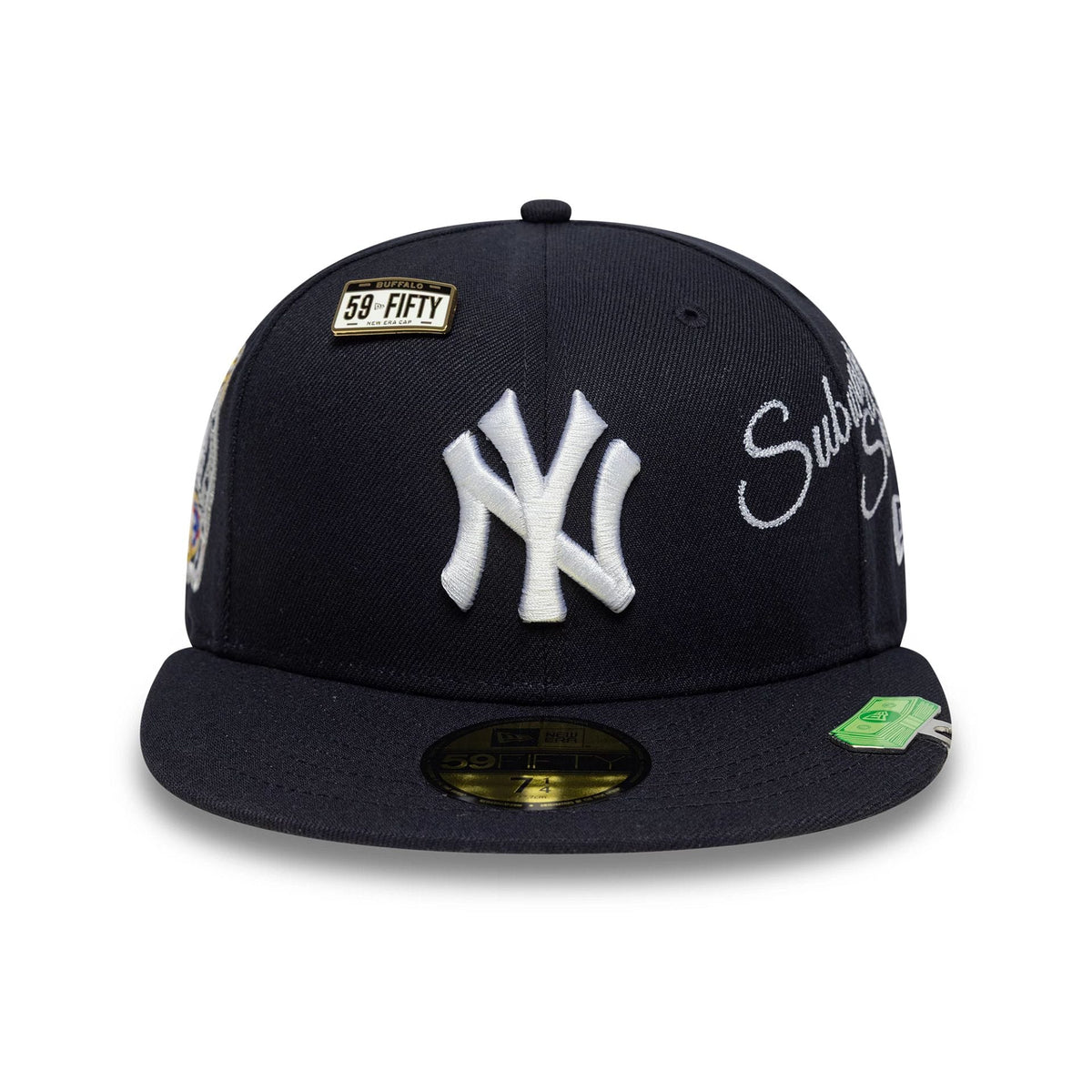 New York Yankees MLB Subway Series Navy 59FIFTY Fitted Cap-zelvios