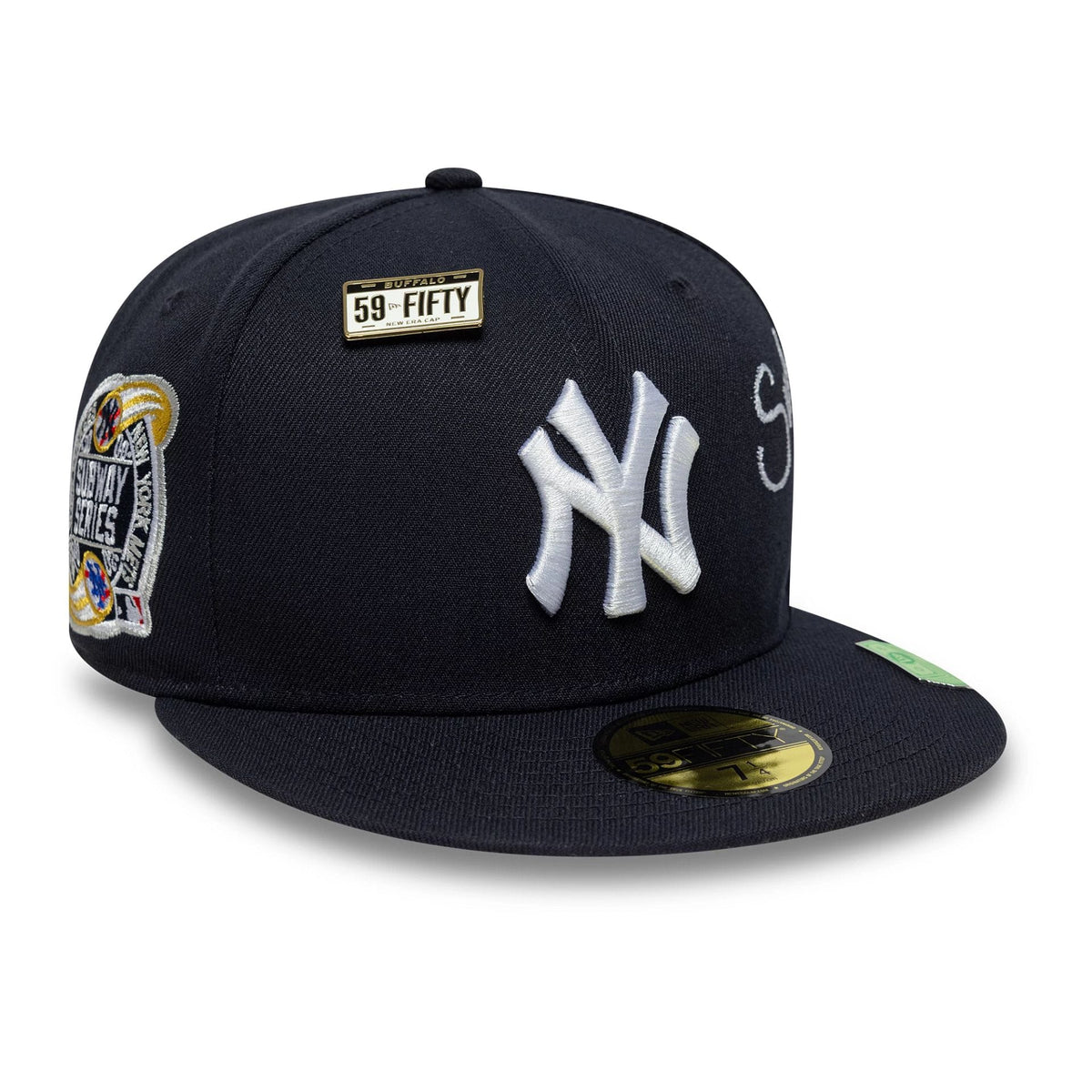 New York Yankees MLB Subway Series Navy 59FIFTY Fitted Cap-zelvios