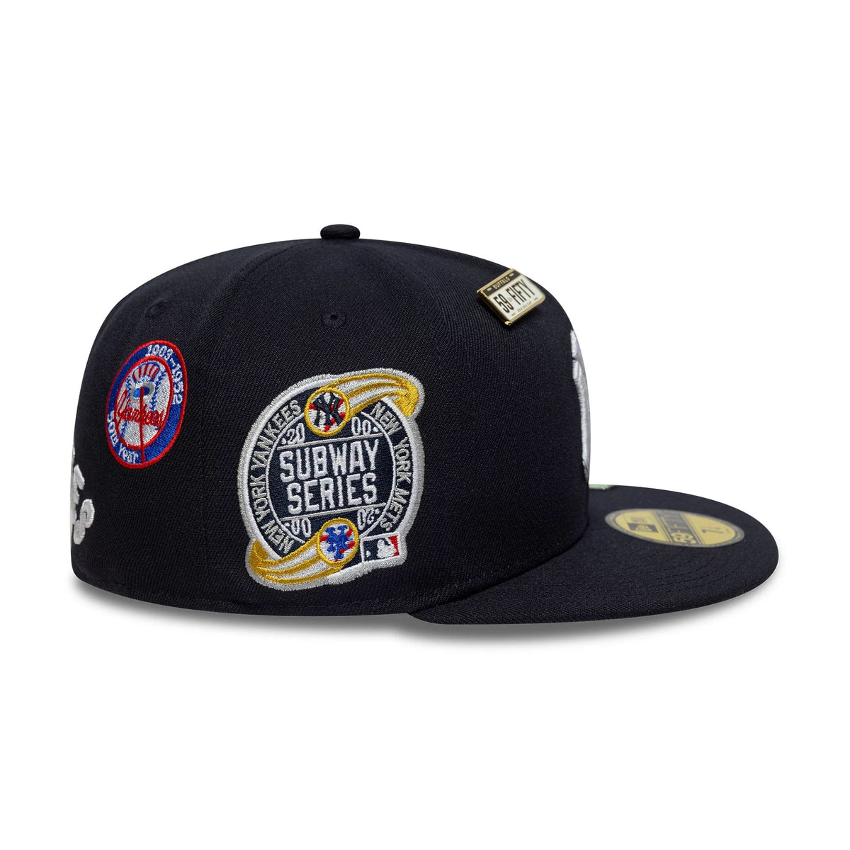 New York Yankees MLB Subway Series Navy 59FIFTY Fitted Cap-zelvios