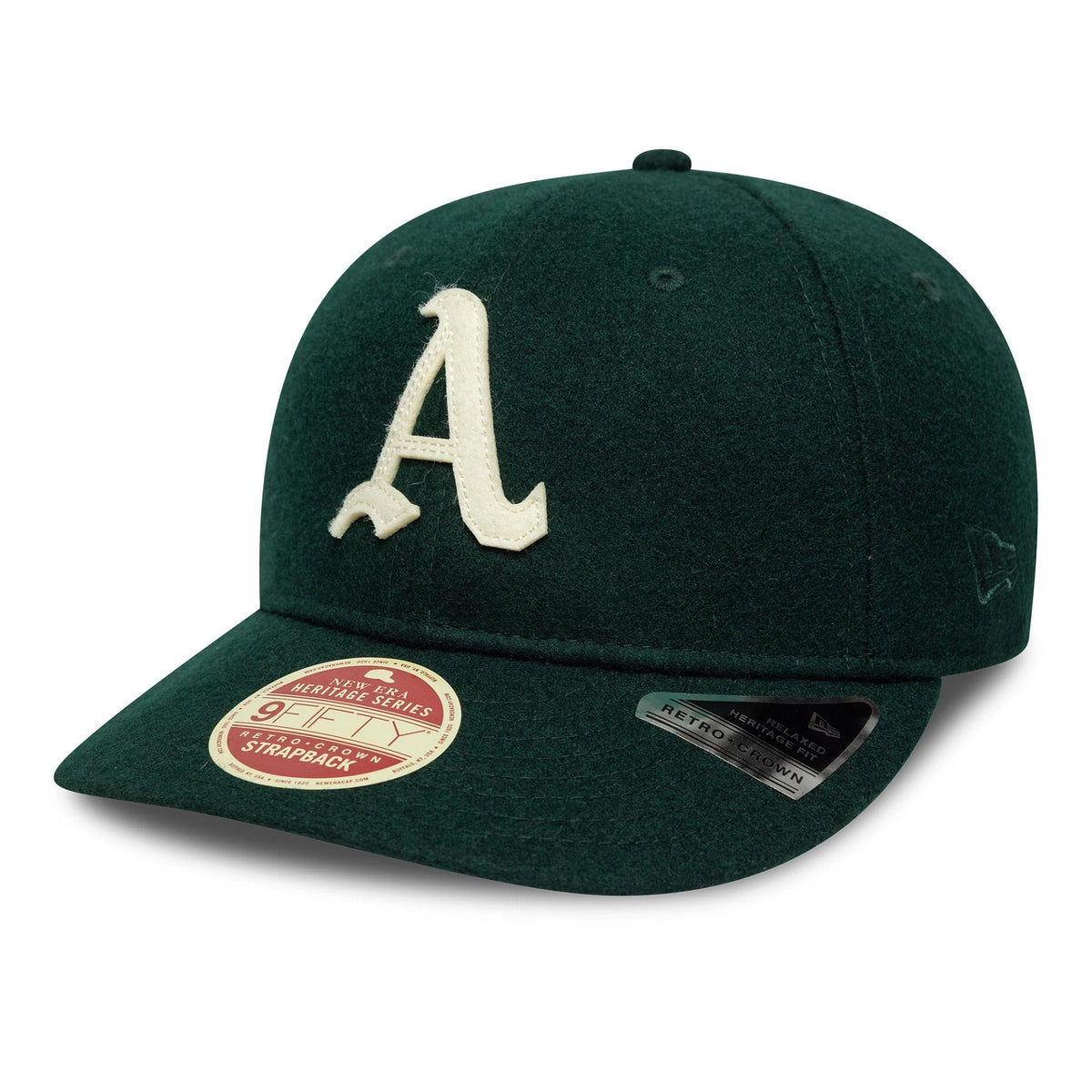 Athletics MLB Heritage Dark Green Retro Crown 9FIFTY Cap-zelvios