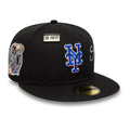 New York Mets MLB Subway Series Black 59FIFTY Fitted Cap-zelvios