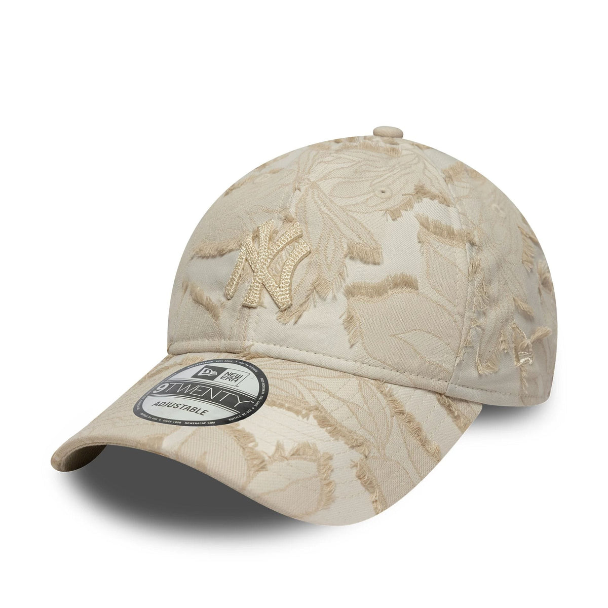 New York Yankees MLB Floral Cream 9TWENTY Adjustable Cap-zelvios