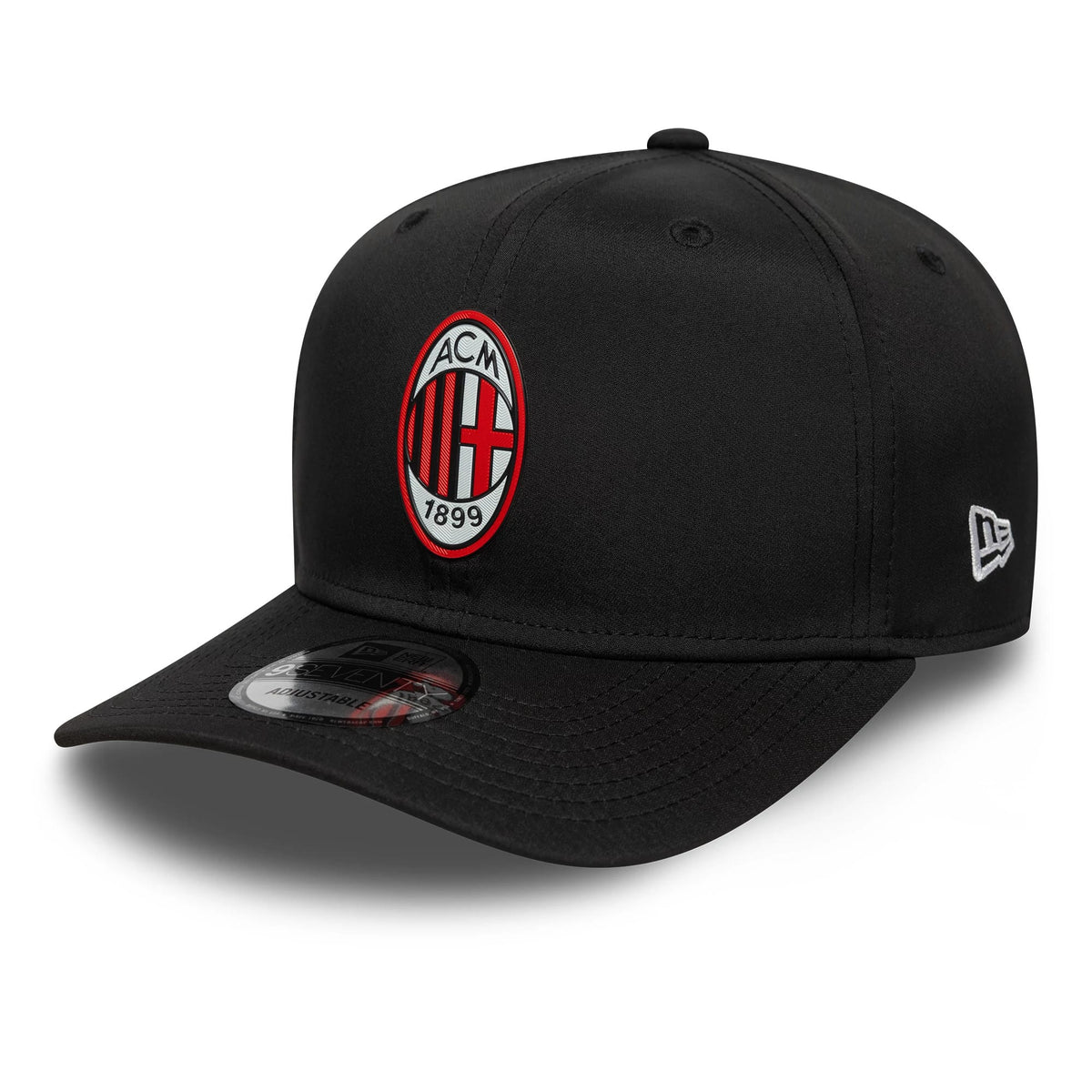 AC Milan Black 9SEVENTY Stretch Snap Cap-zelvios
