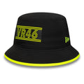 VR46 Recycled Black Bucket Hat-zelvios