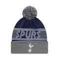 Tottenham Hotspur FC Navy Bobble Knit Beanie Hat-zelvios