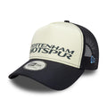 Tottenham Hotspur FC Puff Wordmark Navy 9FORTY A-Frame Trucker Cap-zelvios