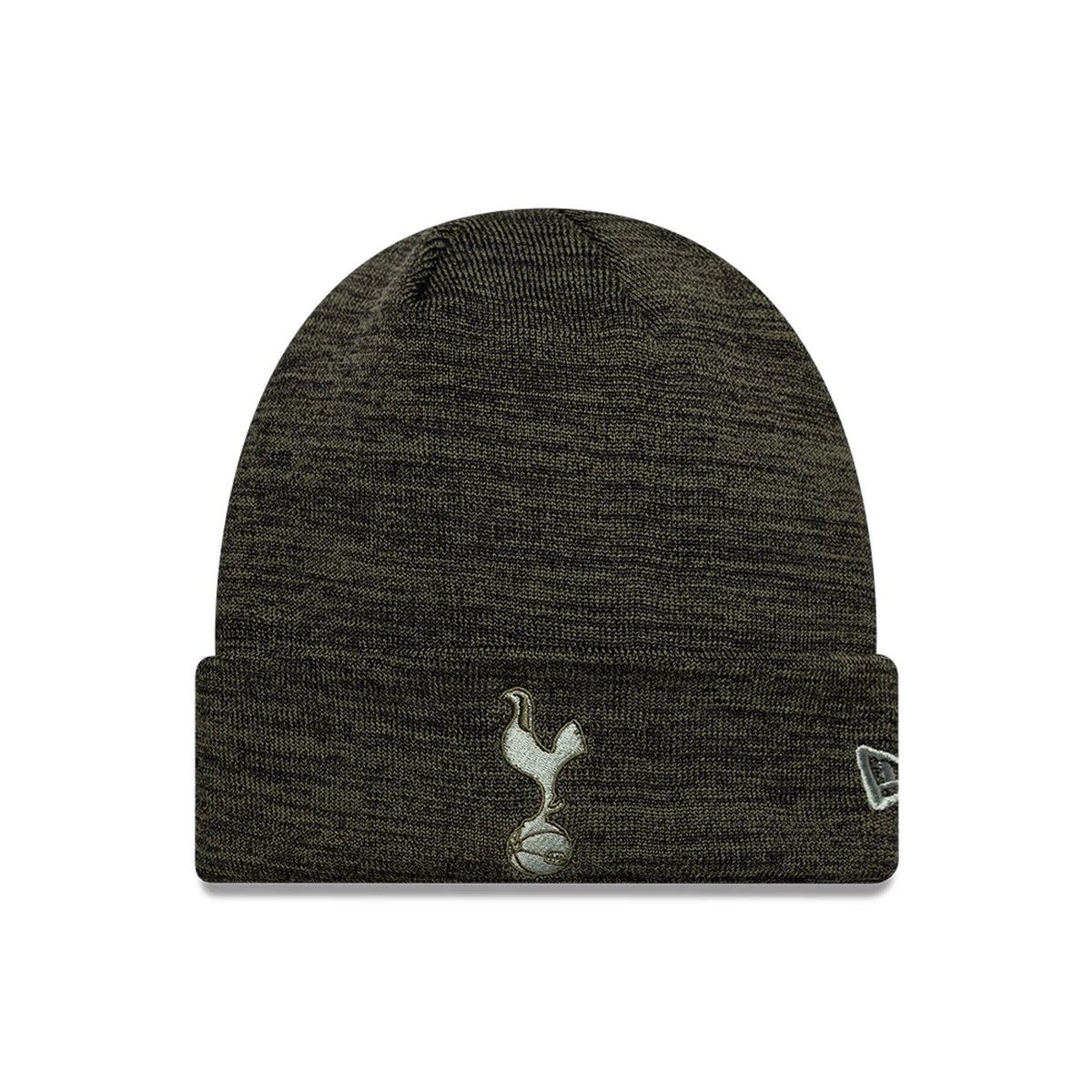 Tottenham Hotspur FC Dark Green Marl Cuff Knit Beanie Hat-zelvios