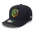 Chelsea FC Lion Crest Iridescent Navy 9SEVENTY Stretch Snap Cap-zelvios