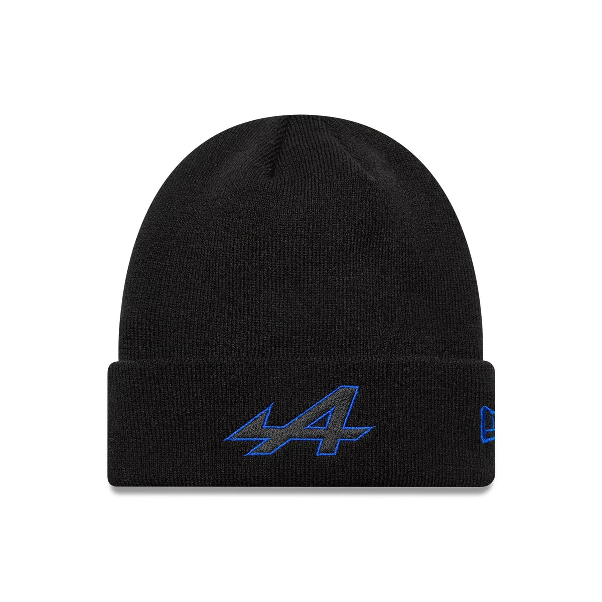 Alpine Racing Black Cuff knit Beanie Hat-zelvios