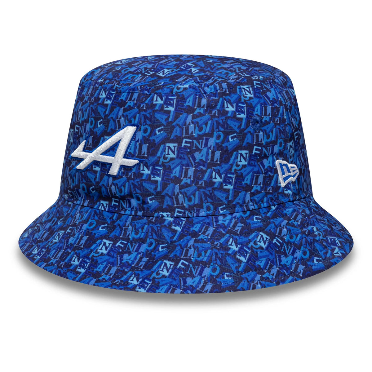 Alpine Racing All Over Print Navy Bucket Hat-zelvios