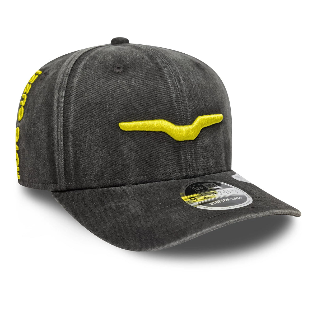Moto Guzzi Washed Black 9SEVENTY Stretch Snap Cap-zelvios